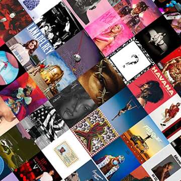 100 Pcs Aesthetic Album Cover Wall Collage Kit