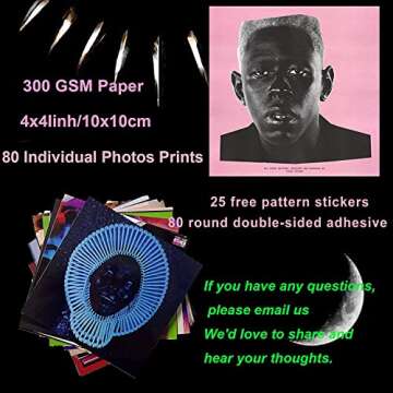 100 Pcs Aesthetic Album Cover Wall Collage Kit