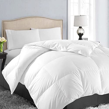 EASELAND All Season King Size Soft Quilted Down Alternative Comforter, Reversible and Lightweight fo...