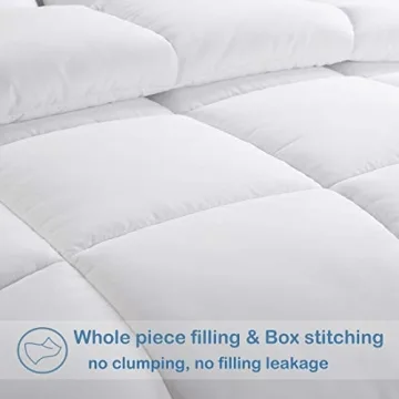EASELAND Soft Oversized King Down Alternative Comforter