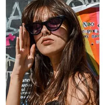 VitaCool Magnetic Septum Nose Ring Stainless Steel Horseshoe Fake Nose Rings Faux Non Piercing Clip on Hoop for Women Men