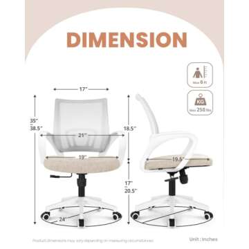 NEO CHAIR Ergonomic Office Desk Chair with Lumbar Support