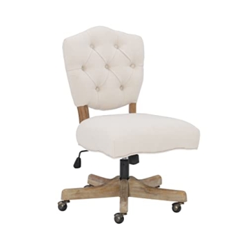 Linon Chair in Elegant White for Home and Office