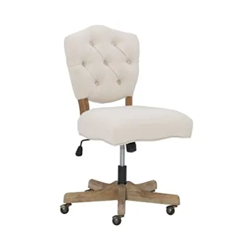 Linon Chair in Elegant White for Home and Office