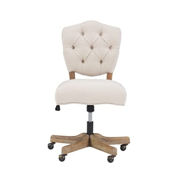 Linon Chair in Elegant White for Home and Office