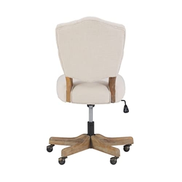 Linon Chair in Elegant White for Home and Office