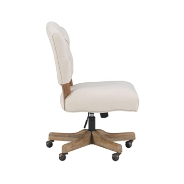 Linon Chair in Elegant White for Home and Office