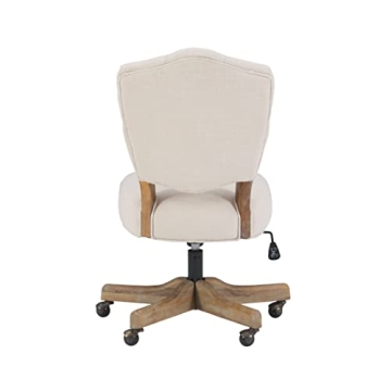 Linon Chair in Elegant White for Home and Office
