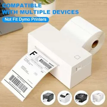 MaxGear Direct Thermal Shipping Labels - 4000 Pcs