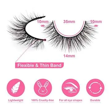 Newcally Natural Look Lashes Mink 3D Fluffy Wispy False Eyelashes Short Light Volume Fake Eye Lashes Pack 14 Pairs Reusable Soft Faux Mink Eyelashes