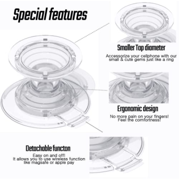 COMMONKUNST Tropical Leaf Phone Grip Stylish and Functional
