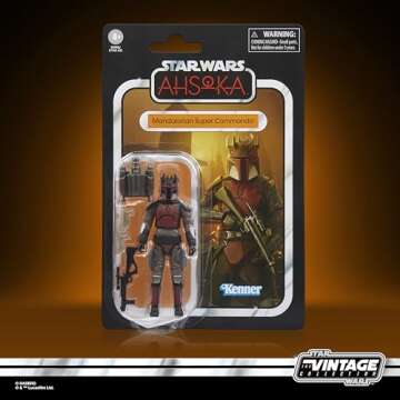 Star Wars The Vintage Collection Mandalorian Super Commando, Star Wars: Ahsoka 3.75 Inch Collectible Action Figure