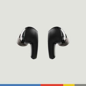 Skullcandy Rail In-Ear Wireless Earbuds, 42 Hr Battery, Skull-iQ, Alexa Enabled, Microphone, Works with iPhone Android and Bluetooth Devices - Black