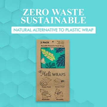 Meli Wraps Eco-Conscious Reusable Beeswax Food Wraps