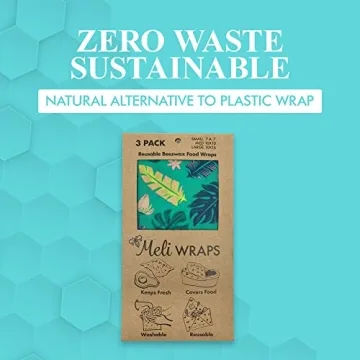 Meli Wraps Eco-Conscious Reusable Beeswax Food Wraps