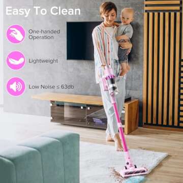 Belife Cordless Vacuum Cleaner for Home Cleaning