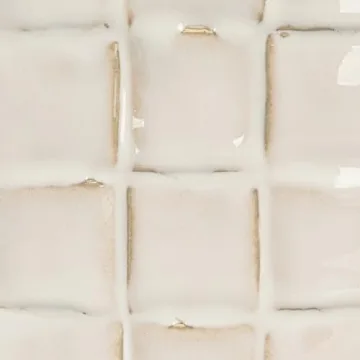 Creative Co-Op Stoneware Planter with Woven Grid Design