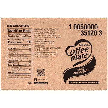 Coffee mate Original Liquid Creamer Singles - 180 Pack