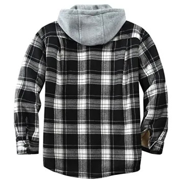 Men's Long Sleeve Fleece Lined Flannel Shirt