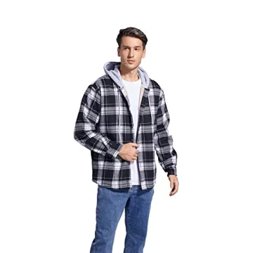 Men's Long Sleeve Fleece Lined Flannel Shirt