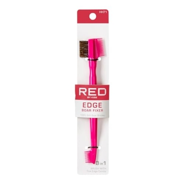 Red by Kiss Natural Boar Bristle Edge Brush for Styling