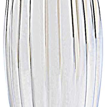 Elegant Chrome Finish Metallic Stool - Versatile Decorative Accent Table