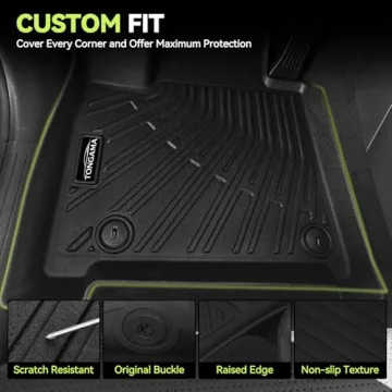 TONGAMA All-Weather Floor Mats for Toyota Highlander
