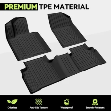 TONGAMA All-Weather Floor Mats for Toyota Highlander