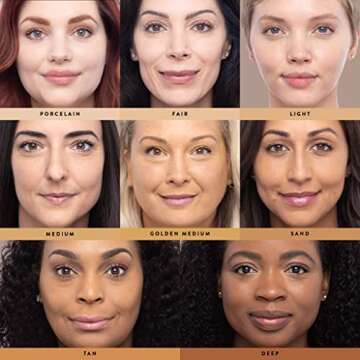 LAURA GELLER NEW YORK Double Take Liquid Foundation | Medium to Full Coverage, Natural Matte Finish, Golden Medium