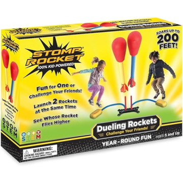 Stomp Rocket Dueling Launchers - Fun Outdoor Toy For Kids