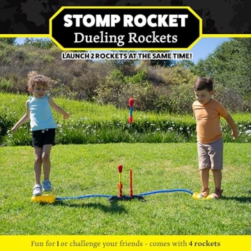 Stomp Rocket Dueling Launchers - Fun Outdoor Toy For Kids