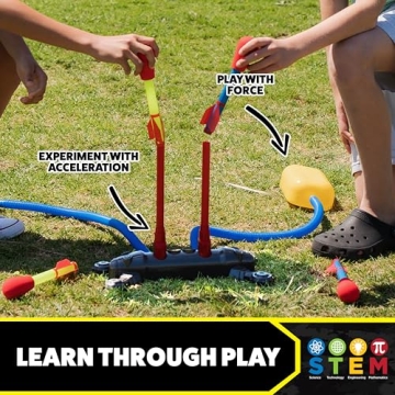 Stomp Rocket Dueling Launchers - Fun Outdoor Toy For Kids