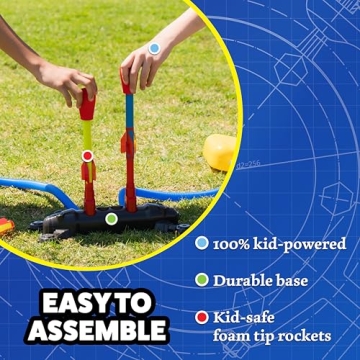 Stomp Rocket Dueling Launchers - Fun Outdoor Toy For Kids