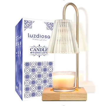 Vintage Luzdiosa Candle Warmer Lamp - Dimmable, Safe & Elegant Home Decor