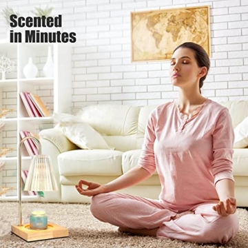 Luzdiosa Vintage Candle Warmer Lamp Dimmable Safe Elegant