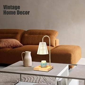 Luzdiosa Vintage Candle Warmer Lamp Dimmable Safe Elegant
