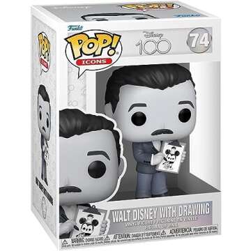 Funko Pop! Icons: Disney 100 - Walt Disney with Drawing