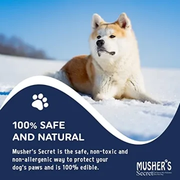 Musher's Secret Dog Paw Wax - All-Natural Paw Balm 60g