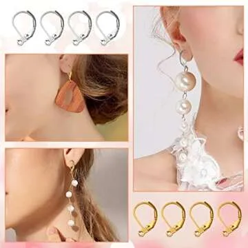 TOAOB 200 French Earring Hooks - Jewelry Making Supplies