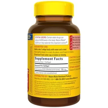 Nature Made CoQ10 100mg - Heart Health Supplement - 120 Softgels