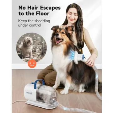 Ultimate Dog Grooming Kit - Vacuum, Dryer, Clippers 8 in 1