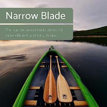 BENDING BRANCHES Beavertail Canoe Paddle - USA Made