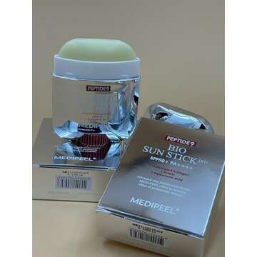 MEDIPEEL Peptide 9 Bio Sun Stick Pro Sun Screen Anti Wrinkle Unisex, On The Go Sun Stick with SPF50, UV Protection, For Extra Skin Care