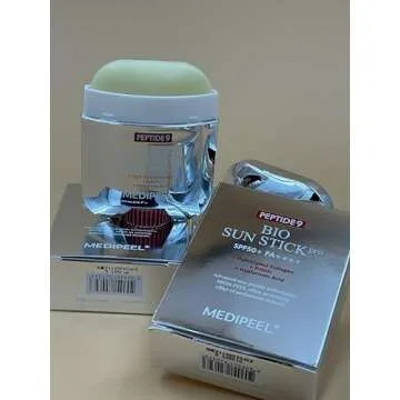 MEDIPEEL Peptide 9 Bio Sun Stick Pro Sun Screen Anti Wrinkle Unisex, On The Go Sun Stick with SPF50, UV Protection, For Extra Skin Care