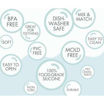 JoLo Goods | Mold Free Silicone Bath Toys for Baby 0-6 Months, Infant 6-12 Months, Toddlers 1-3, Kids 4-8. Playful Water Spraying Bathtub Fun. 4 Animals: Squeeze & Squirt. Easy Grasp, Natural & Safe