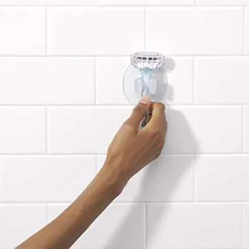 Compact OXO Suction Razor Holder for Easy Organization