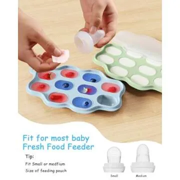 Silicone Baby Food Freezer Tray for Healthy Homemade Meals