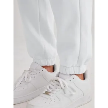 AUTOMET Winter Casual Fleece Sweatpants for Women