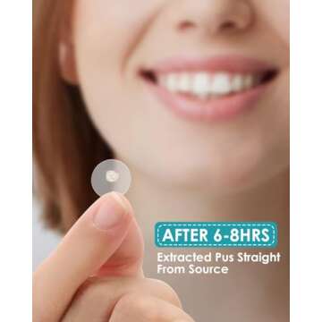 Pimple Patches for Face, Hydrocolloid Acne Patches with Tea Tree Oil for Spot Treatment, Zit Patch, ...