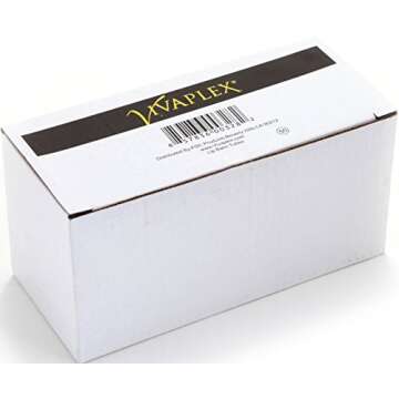 Vivaplex 50, Clear, Empty, 5.5 ml Lip Balm Tubes with White Caps